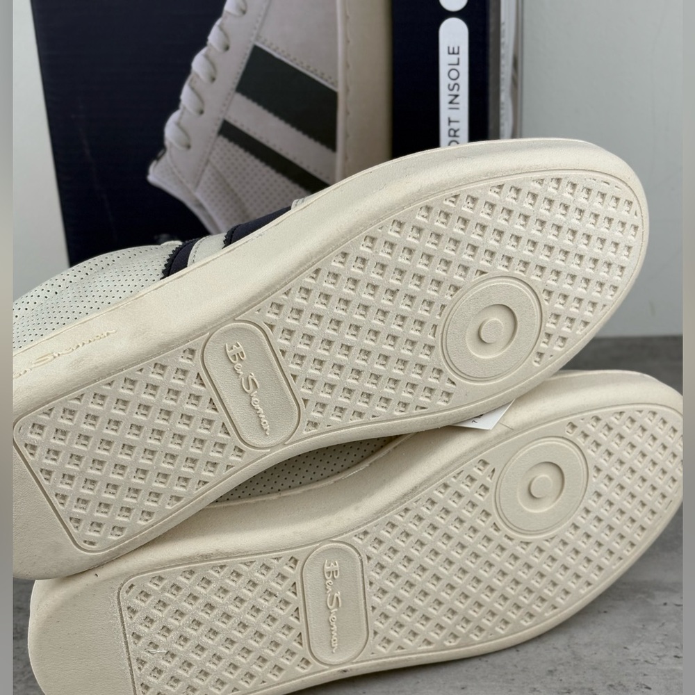 NEW Ben Sherman Men's Grey Webber Sneaker Shoes Size 8.5 New In Box - Picture 5 of 7
